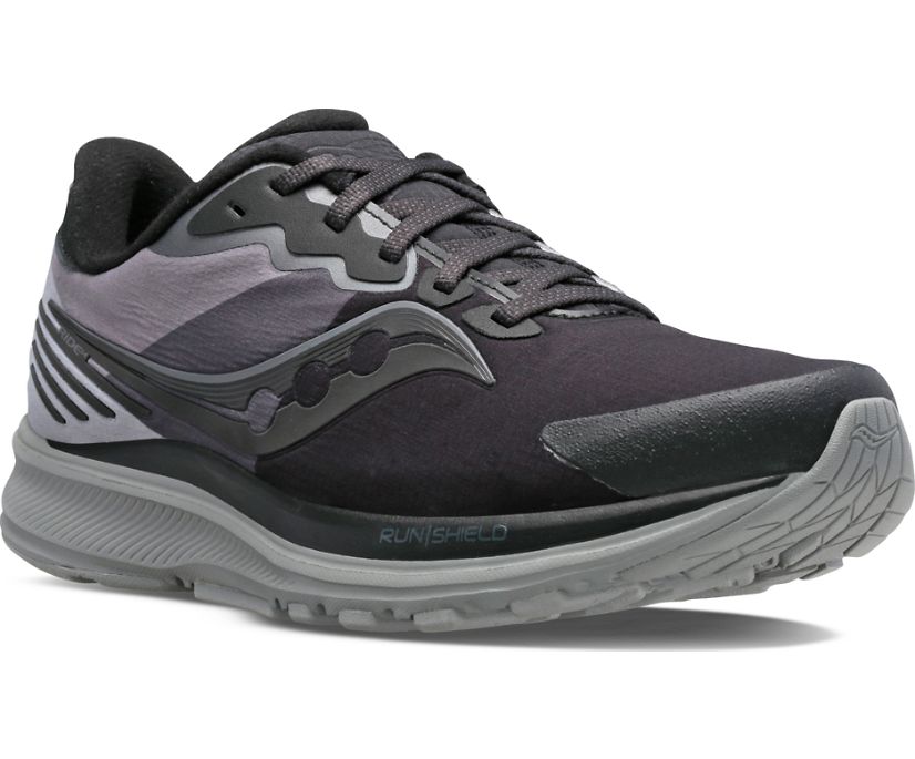 Női Saucony Ride 14 Runshield Futócipő Fekete Szürke | HU 965ILH